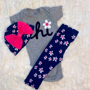 Bright colorful 3 piece set